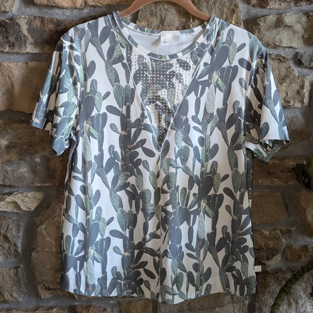 Lululemon Perfectly Perfed Prickly Cactus Tee 4 6
